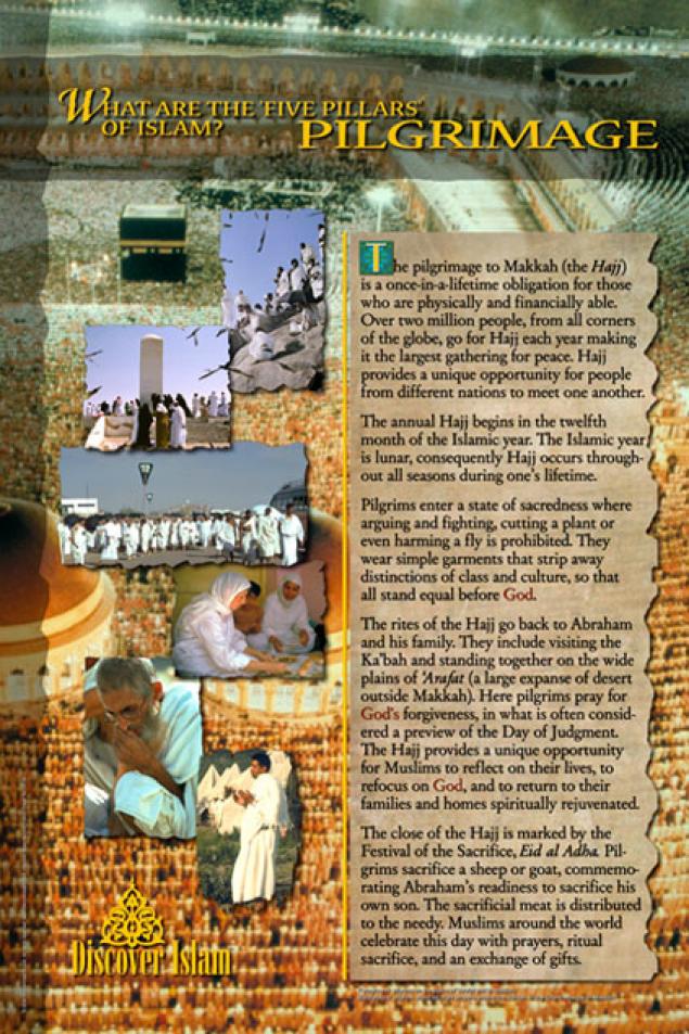 islamic-poster-What are the five pillars of Islam? Pilgrimage