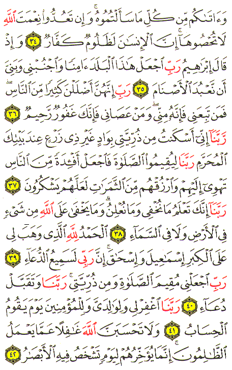 Al-Qur'an page : 260