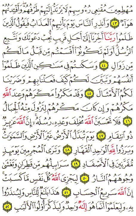 Al-Qur'an page : 261