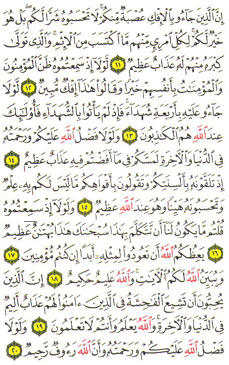 Al-Qur'an page : 351