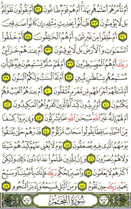 Al-Qur'an page : 525