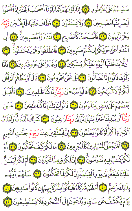 Al-Qur'an page : 565